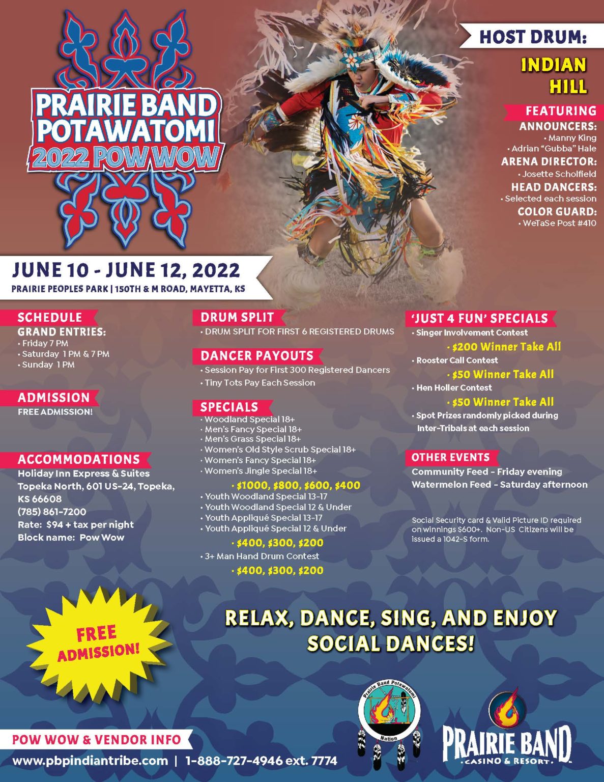 2022 PBPN PowWow Prairie Band Potawatomi Nation