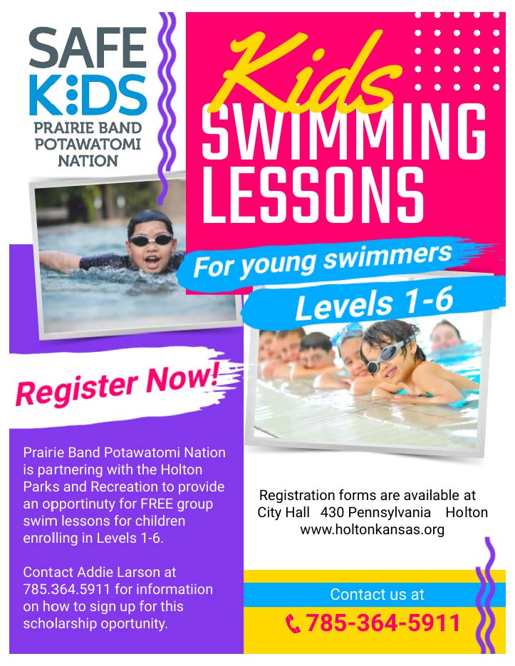 Register for Safe Kids PBPN Swimming Lessons - Prairie Band Potawatomi ...